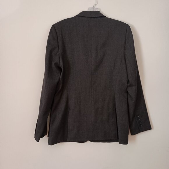 Bern and Mort Women’s 98% Wool Blend Gray Blazer Coat Size 10 - Picture 2 of 14
